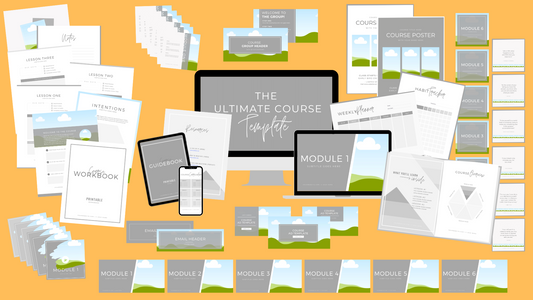 The Ultimate Online Course Creation Template Package